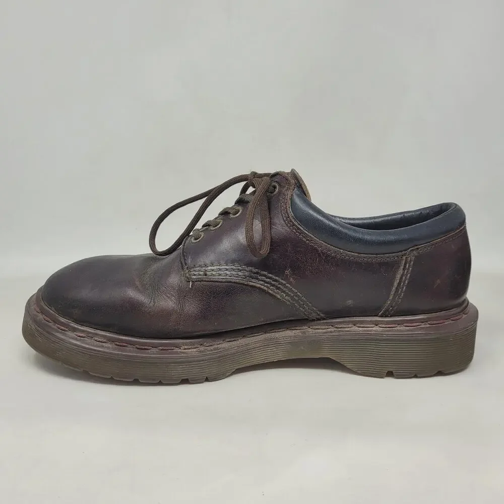 Vintage Dr. Martens‎ Shoes Mens UK9 US10 Brown Leather 5-Eye Oxford England 8053